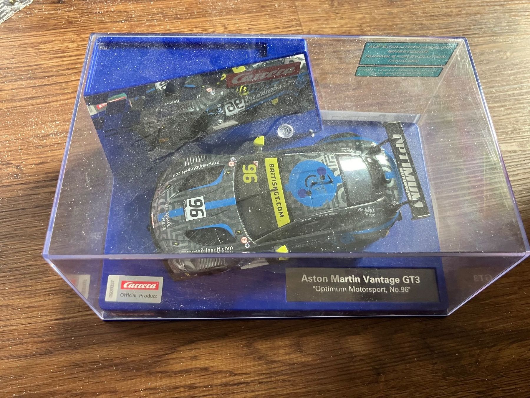 Carrera Piste: Carrera D132 Aston Martin Vantage GT3  No.96 – Usato da Möriken AG venduto da schmueke01