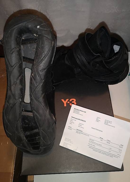 Scarpe da uomo: Y-3 QASA high Nero schwarz – Usato da Bettwiesen venduto da sima1985 2