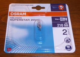 Osram Halogenlampe G4 20 Watt neu originalverpackt