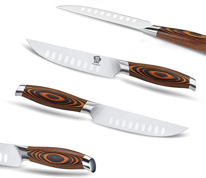 Coltelli: WILDMOK 4-teiliges Steakmesser-Set – Nuovo e nell'imballaggio originale da Oberentfelden venduto da ase_sk8n 4