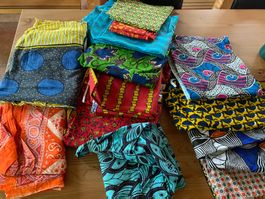 Stoffe aus Ghana und dem Senegal für deine Nähprojekte
