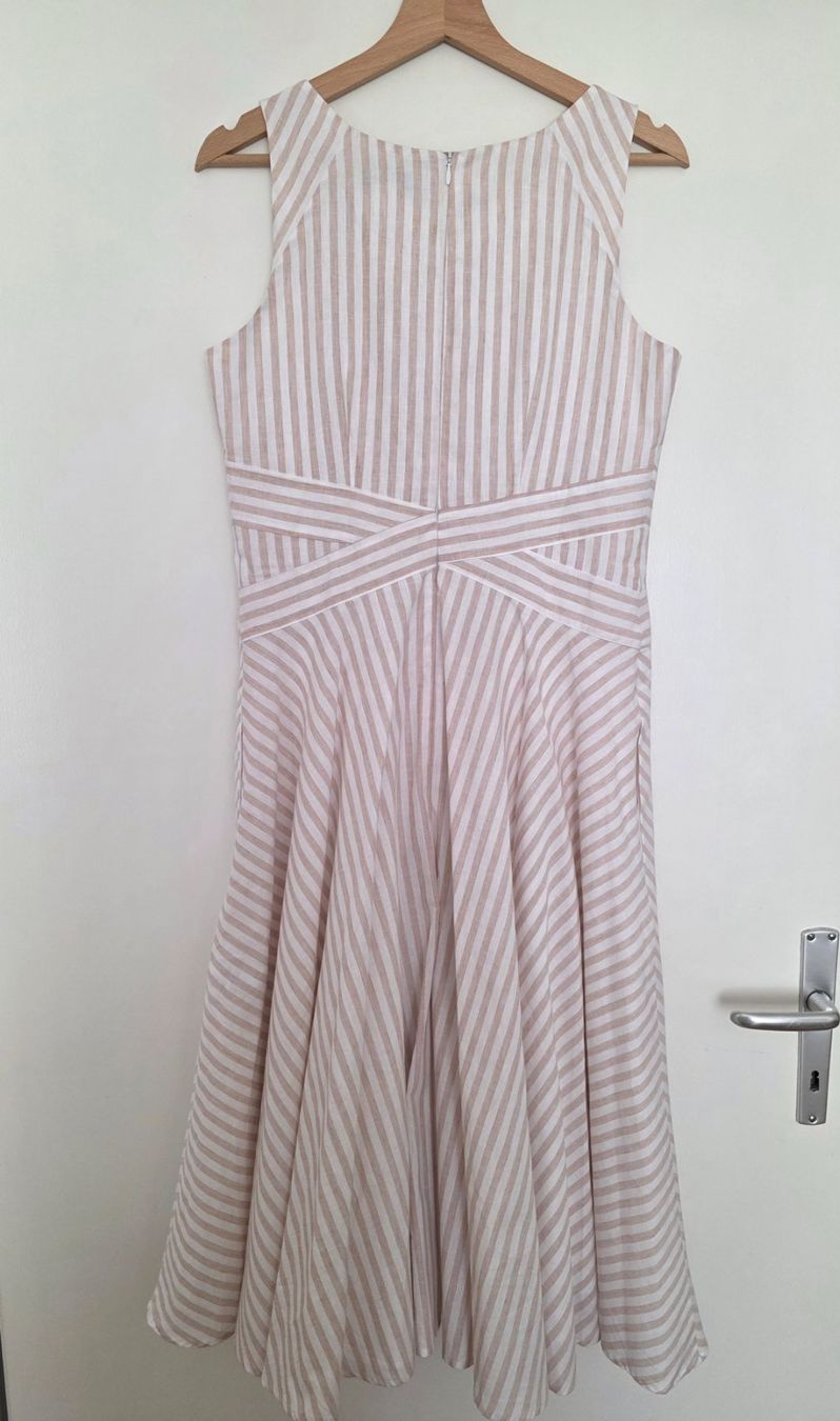 Vestiti: Sommerliches, gestreiftes Baumwollkleid, Gr.38 – Nuovo (secondo la descrizione) da Sils/Segl Maria venduto da dol_pn2n 3