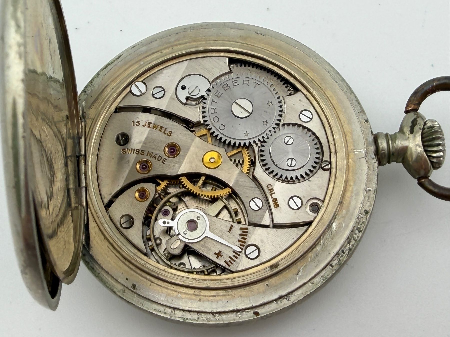 Cortébert Orologi: Alte CORTEBERT montre de poche mécanique – Difettoso da Biel/Bienne venduto da MrP_WatchesBiel 3