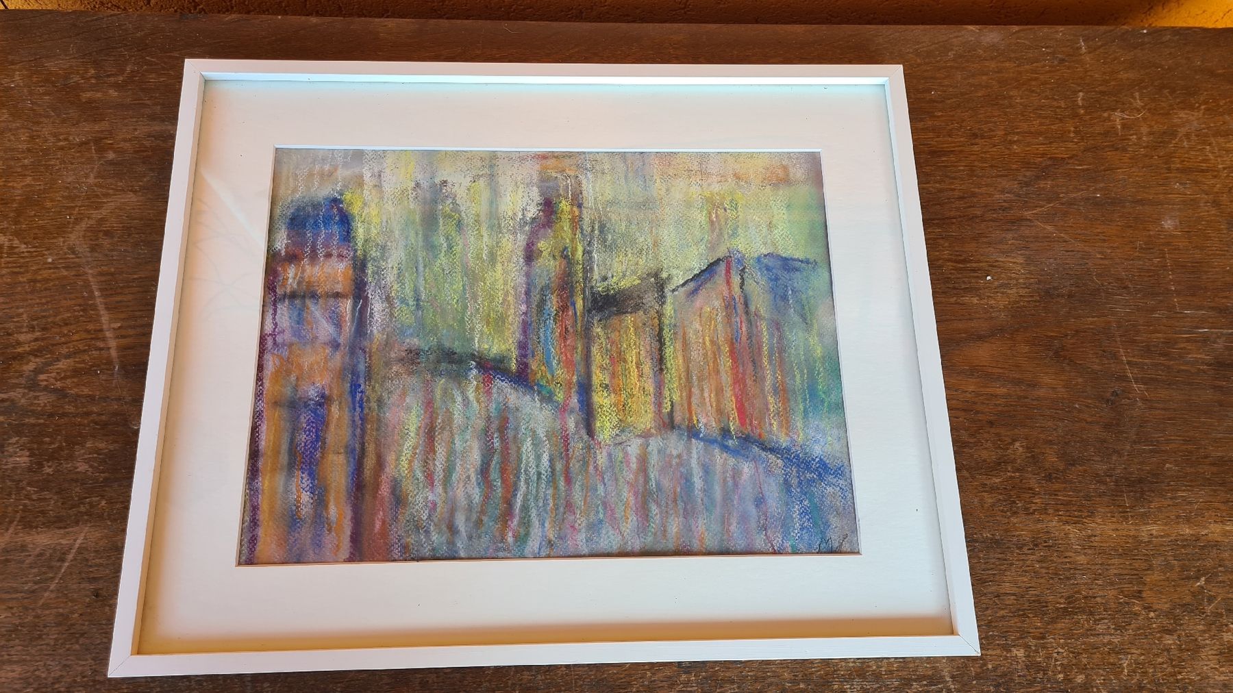 Gemälde: ORIGINAL PASTELL MONGR. – Gebraucht aus Pazzallo von Salvapazzo 1
