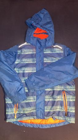 Winterjacke Crivit, Gr. 146/152, Blau/Orange