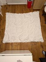IKEA Grusblad Bettdecke weiss gebraucht mit Flecken