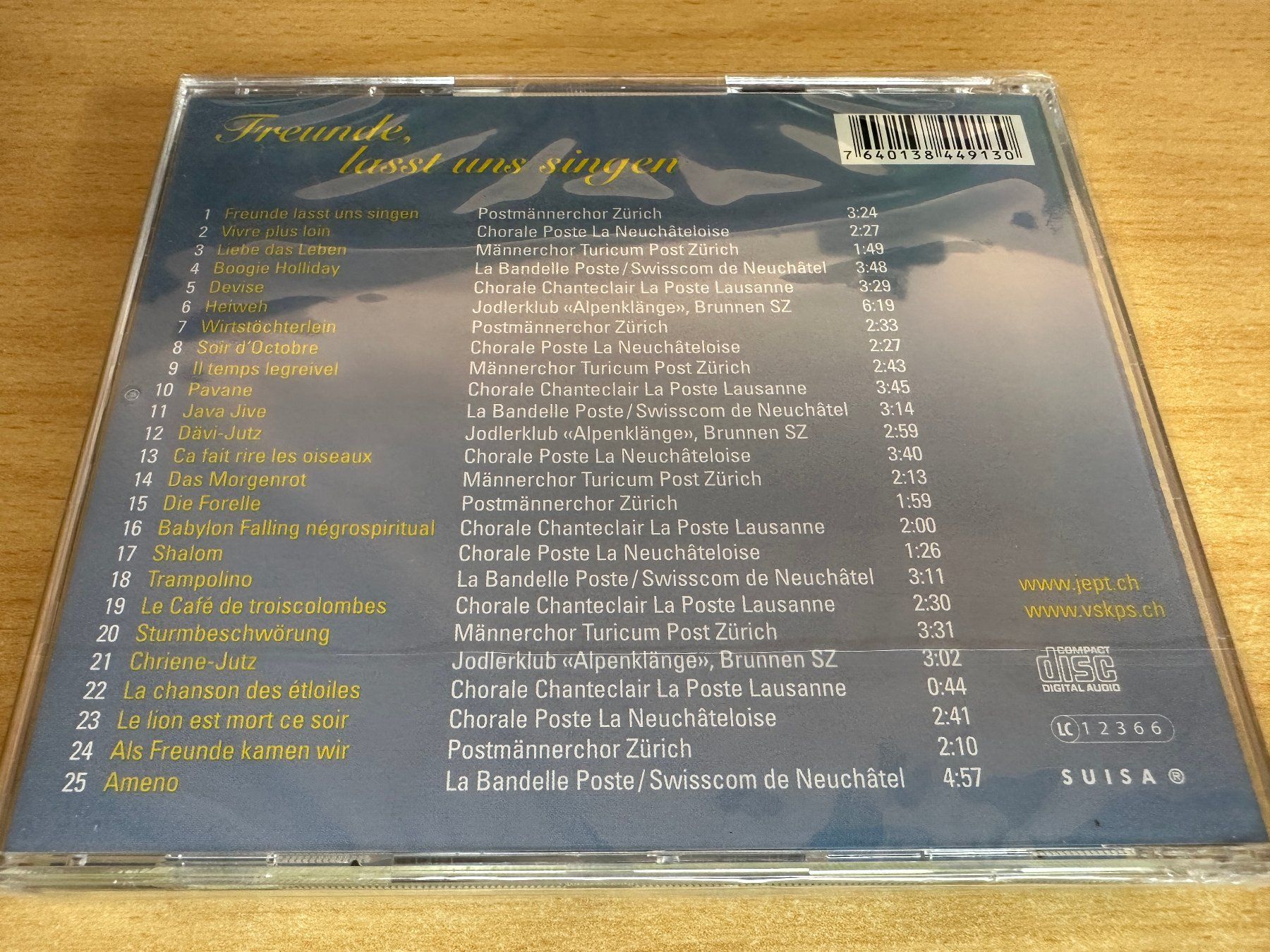 CD: Various – Freunde Lasst Uns Singen – Usato da Rikon im Tösstal venduto da Alpenmutz 1