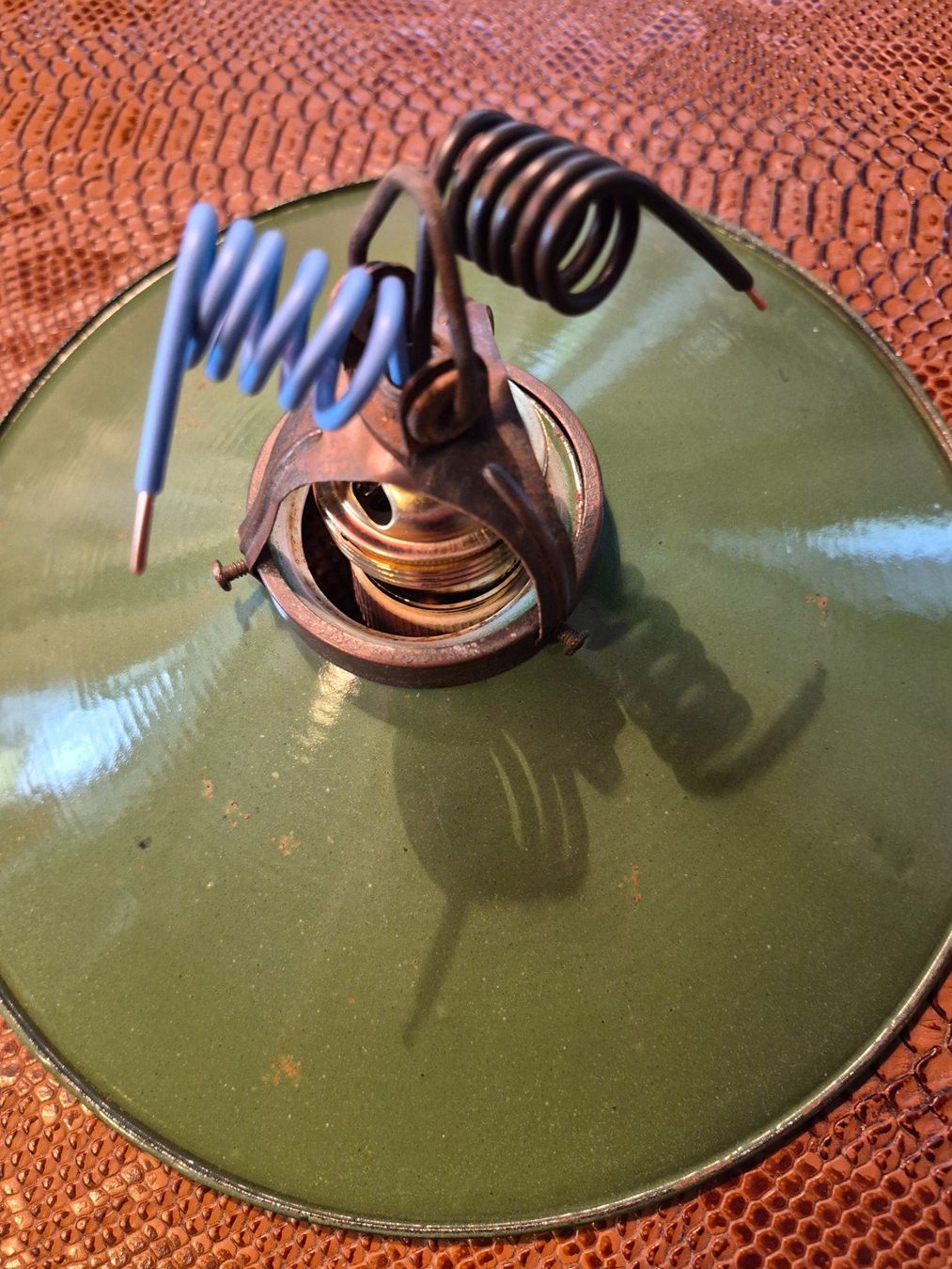 Lampen: lampe émaillée ancienne – Gebraucht aus charmoille von mir_my9f 3