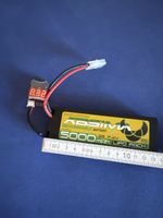 2S LiPo RC Akku/Battery, 7.4V, 5000mAh, 25C, Tamiya Stecker