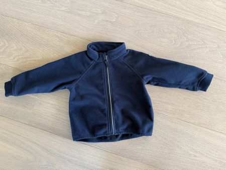 Polar'n Pyret Fleece Jacke, Gr. 80, Dunkelblau, Top Zustand!