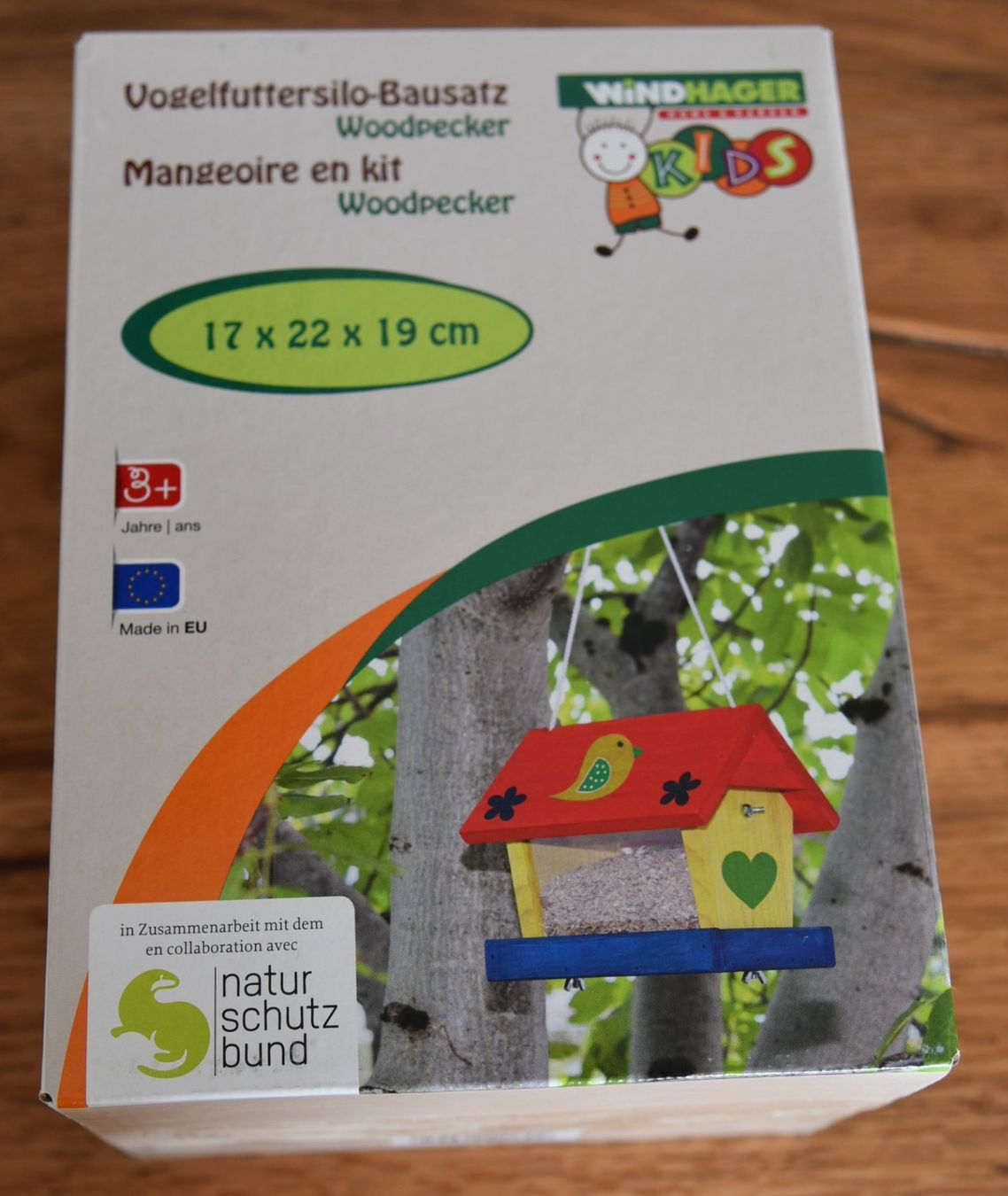 Vogelhäuser: Vogelfutterhaus Bausatz – Neu und originalverpackt aus Egerkingen von John001