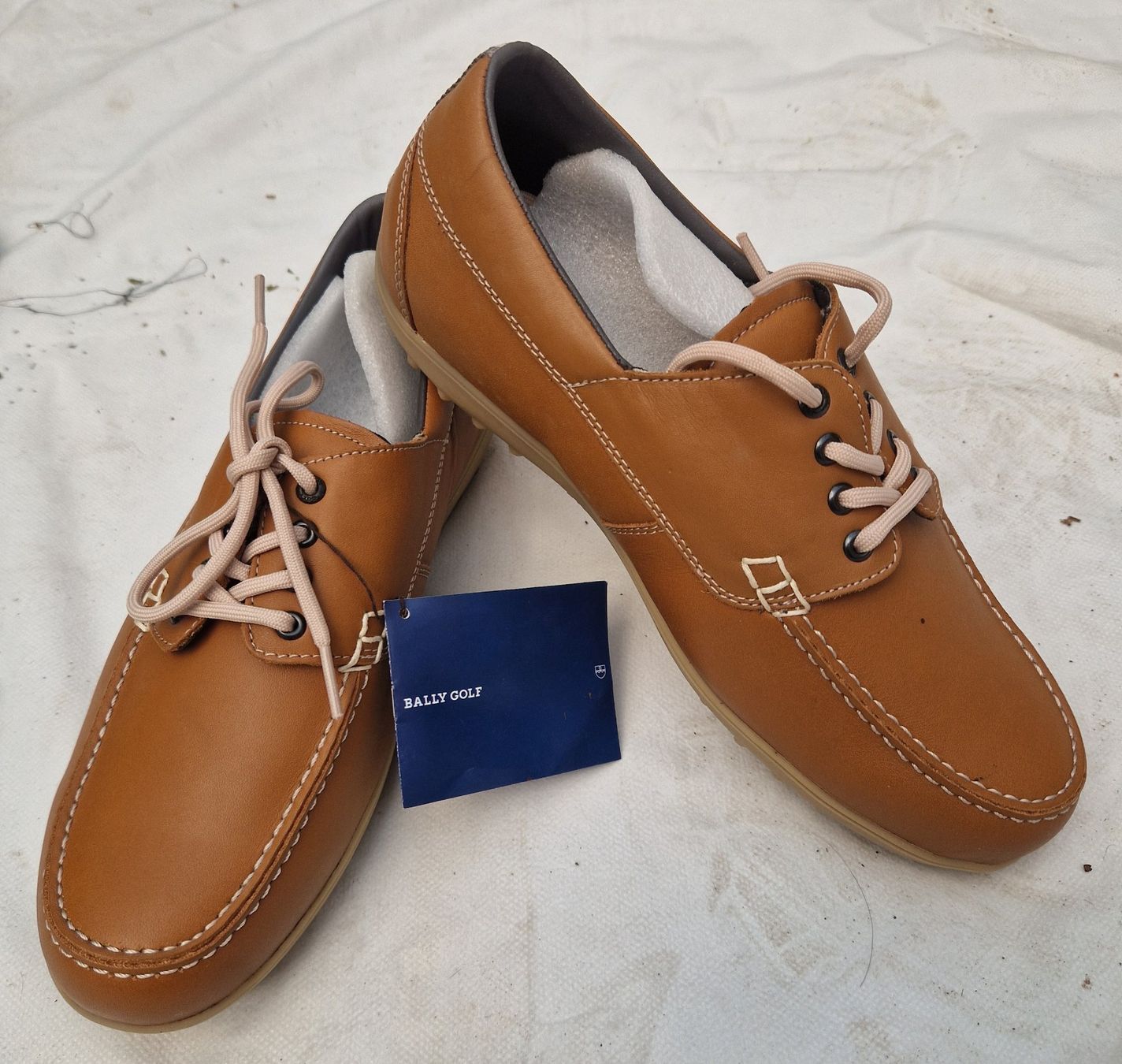 Bally Herrenschuhe: BALLY GOLF SCHÜRSCHUHE NEU GR.40 BRAUN – Neu und originalverpackt aus Bottighofen von menschenfamilie