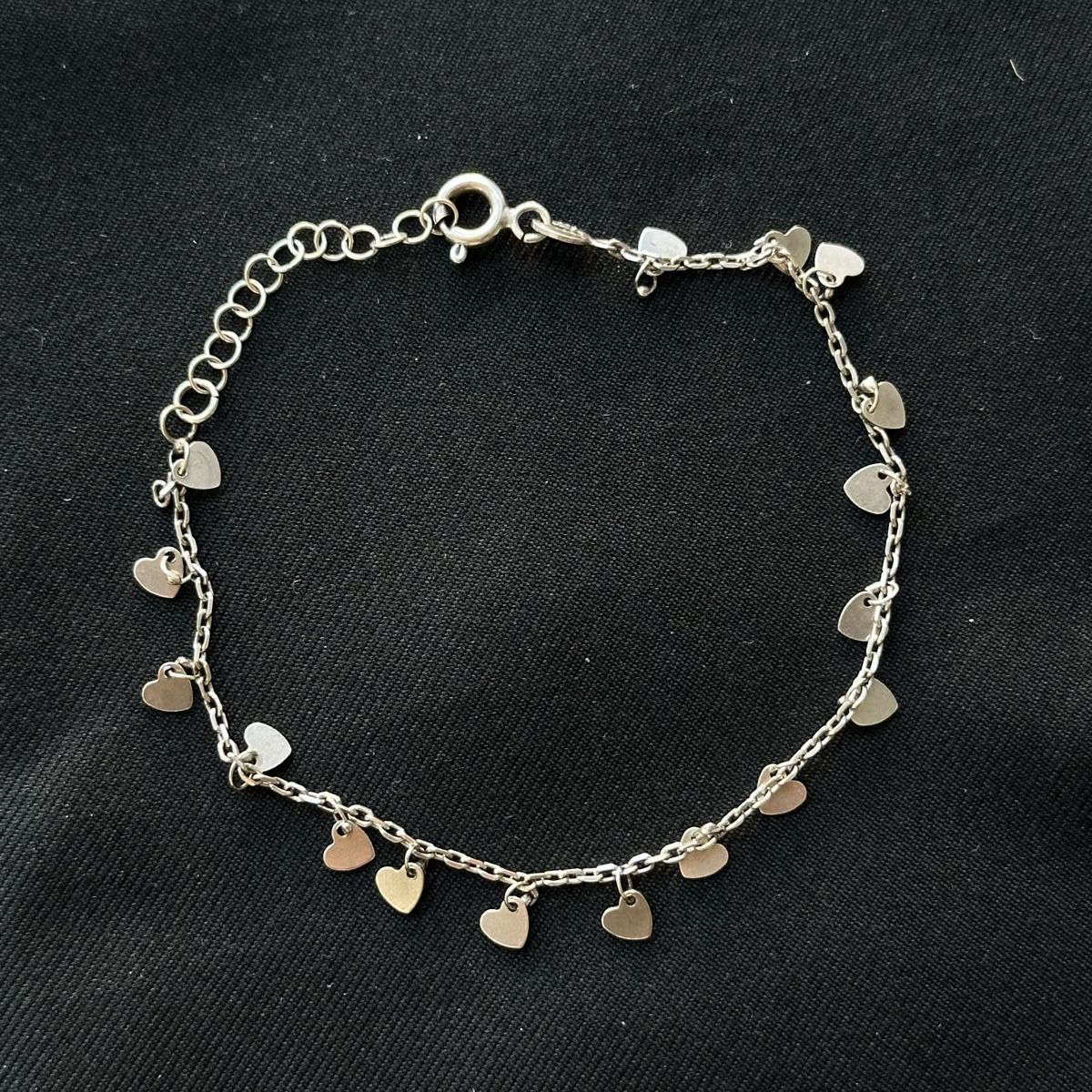 Armbänder & -reifen: Silber 925 Herz Charms Armkette – Neu (gemäss Beschreibung) aus Givisiez von dor_xb9k