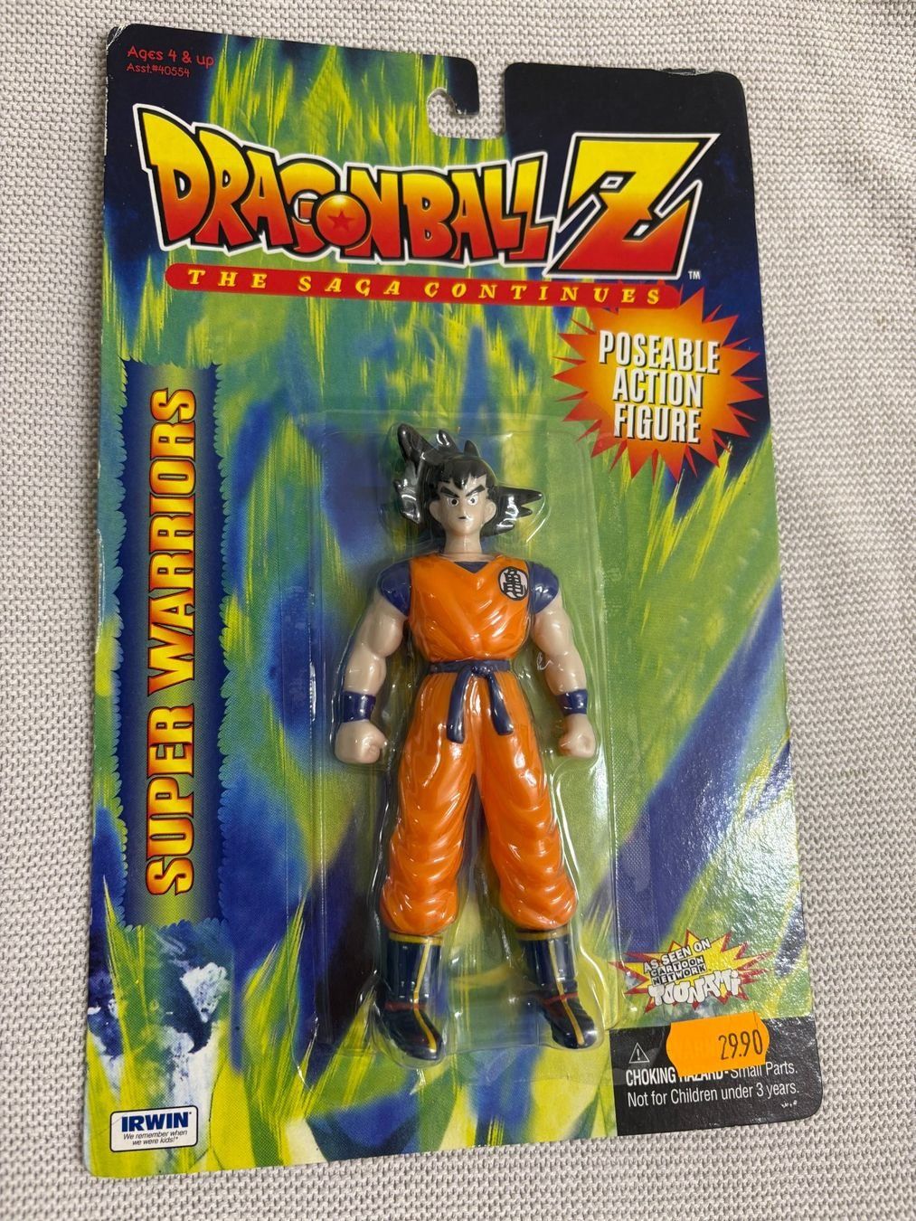 Statuette: Dragonball Z Irwin Super Warriors Poseable Action-Figur 1998 – Nuovo e nell'imballaggio originale da Ottenbach venduto da TimelessEmotions. 1