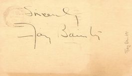 Fay Bainter 1893-1968 Autogramm Vintage Karte Oscargewinner