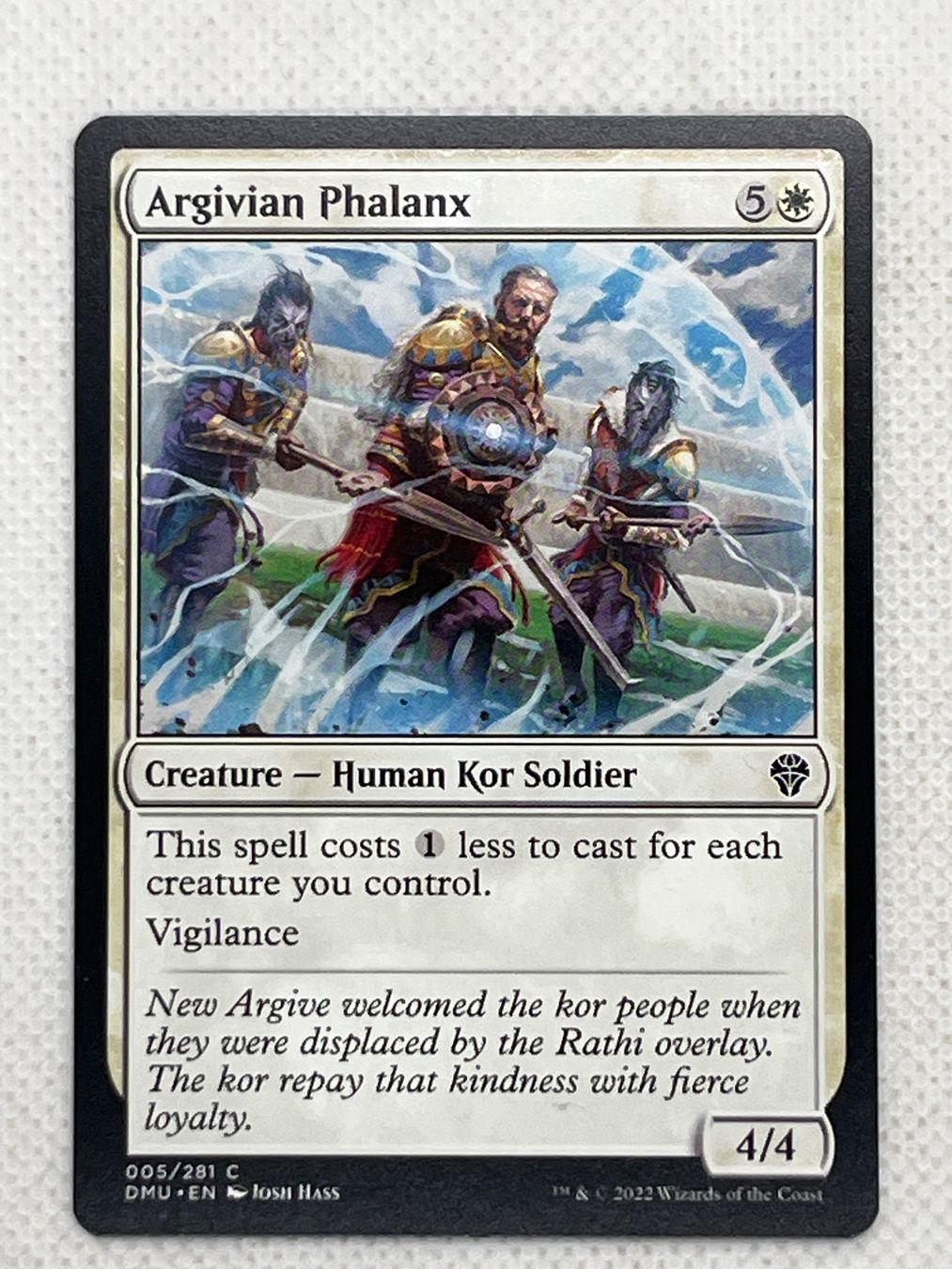 Magic The Gathering Sammelbilder & Trading cards: Magic The Gathering Argivian Phalanx – Gebraucht aus Hinterkappelen von Kim1992