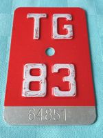 Velonummer TG 83
