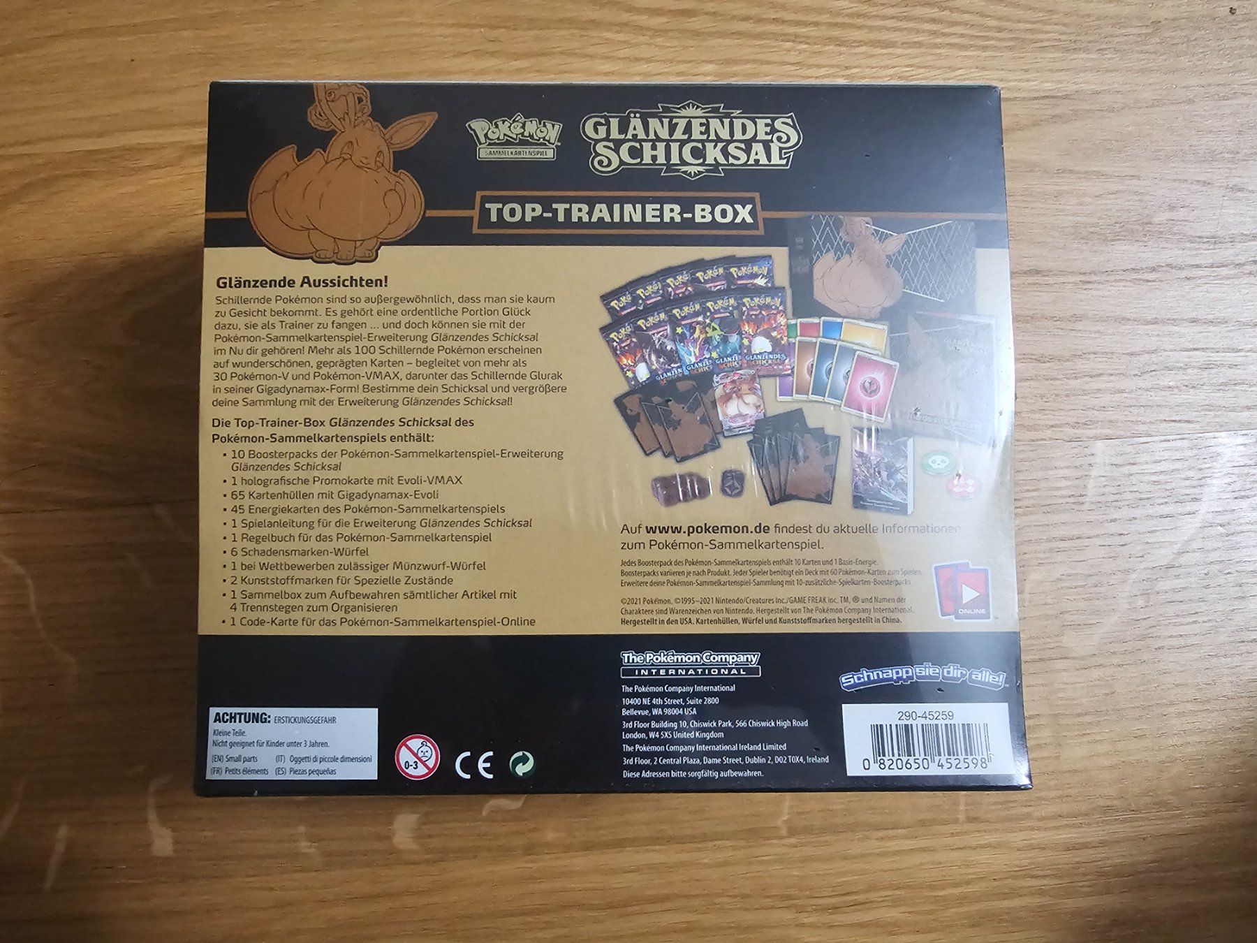 Pokémon Carte collezionabili: Pokemon Top Trainer Box Glänzendes Schicksal – Nuovo e nell'imballaggio originale da Lufingen venduto da Argannon 1