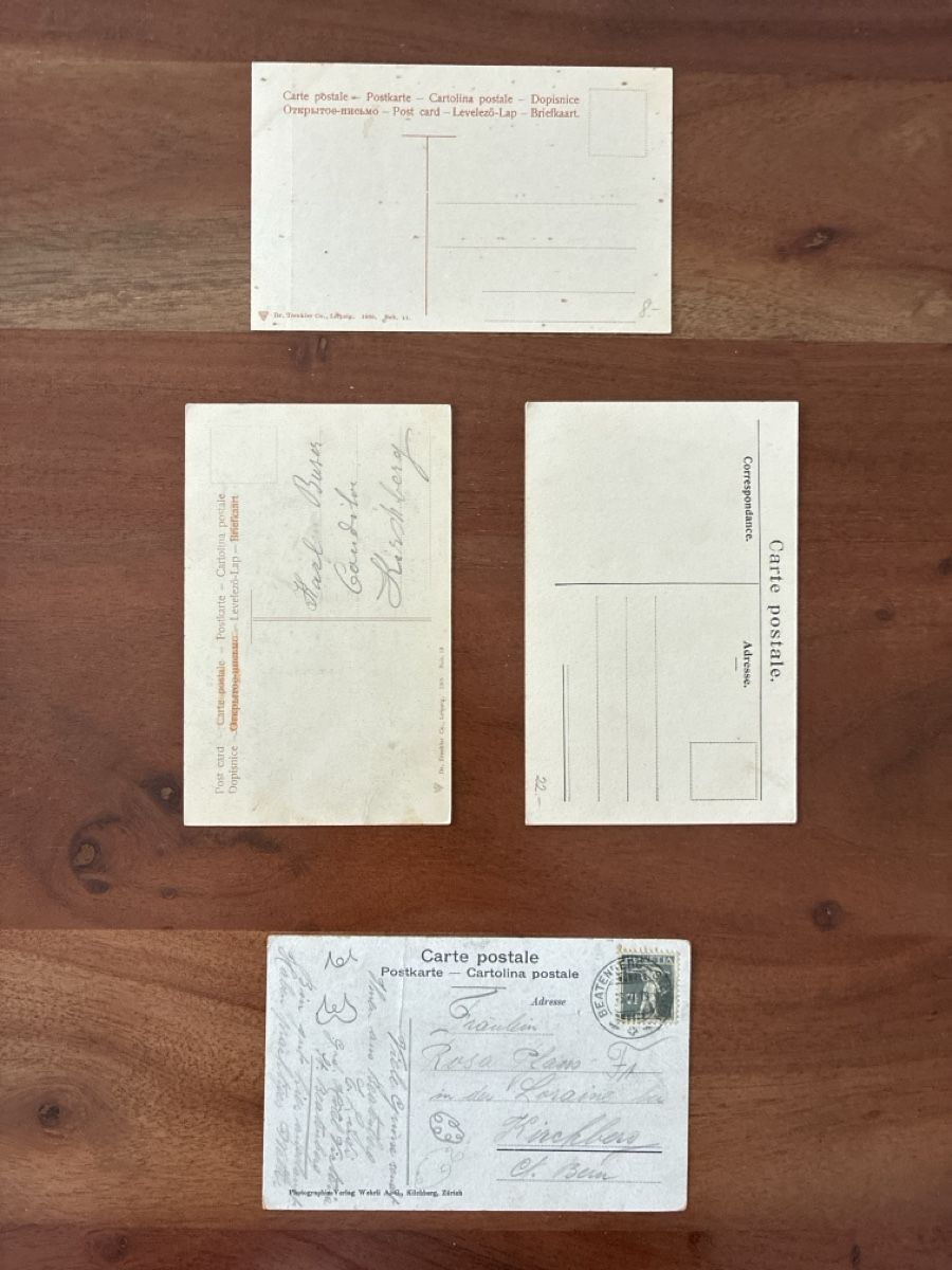 Cartes postales: 4 Ansichtskarten Schweiz von den Beatushöhlen BE – D'occasion à Oftringen par Cla.vD.74 1