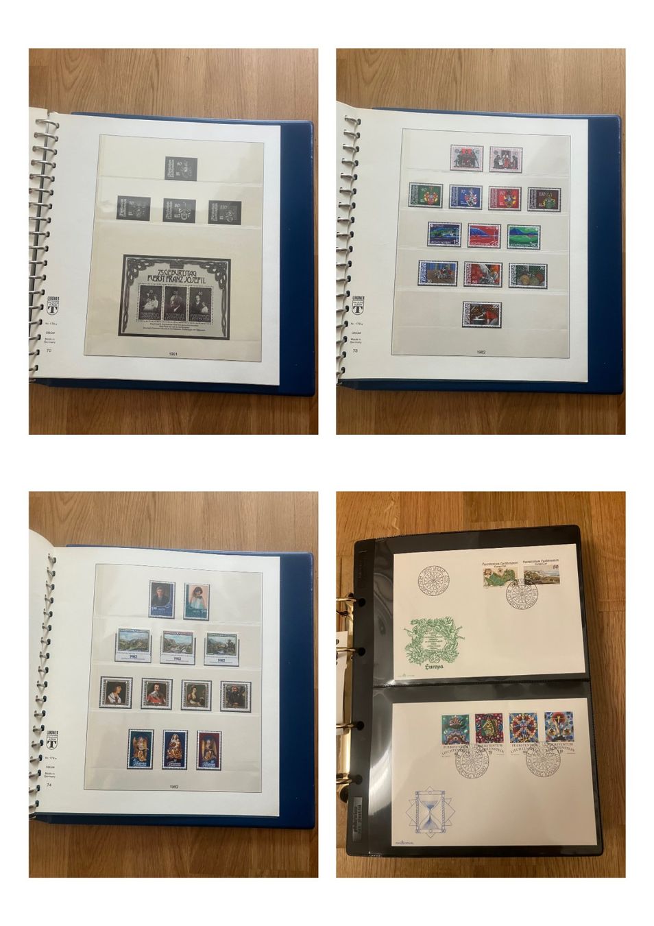 Tutti i francobolli: Liechtenstein Briefmarkensammlung – Usato da Männedorf venduto da AlvarA 8