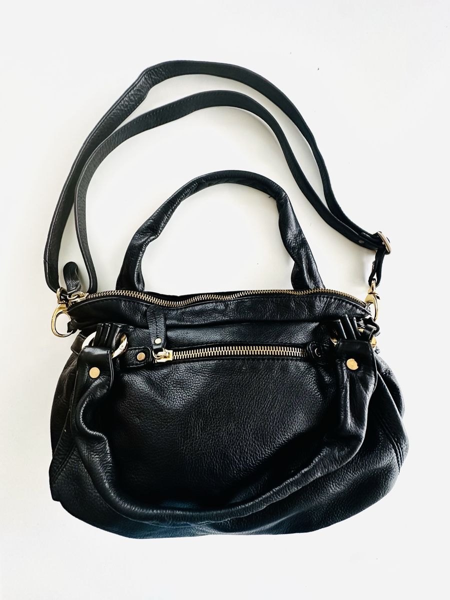 Borse da donna: DEL CONTE schwarze Leder Handtasche / Schultertasche – Usato da Zürich venduto da BLAU.blue 2
