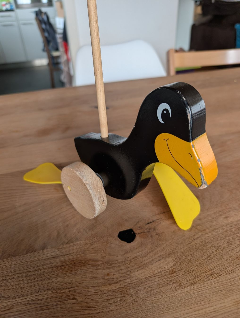 Giocattoli: Goki Schiebe-Ente aus Holz, gebraucht – Usato da Bellmund venduto da Jegga 1