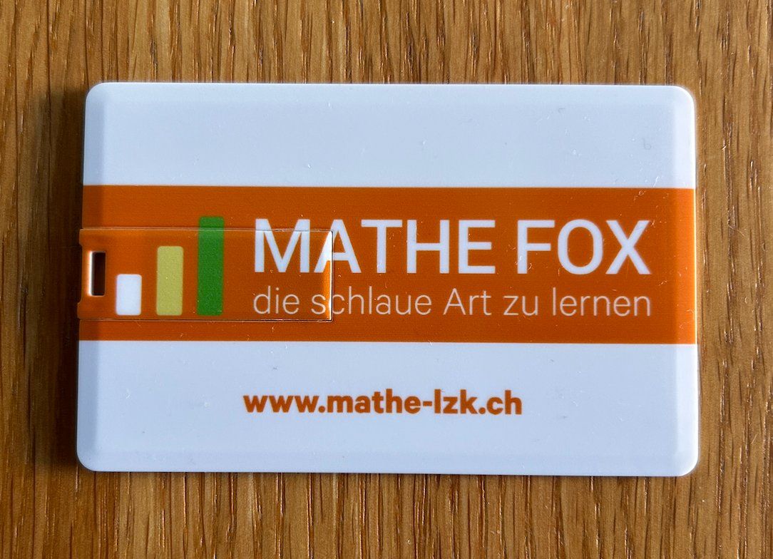 USB Sticks: Mathe Fox 4 USB-Stick mit Übungsmaterial – Gebraucht aus Witterswil von Caspar