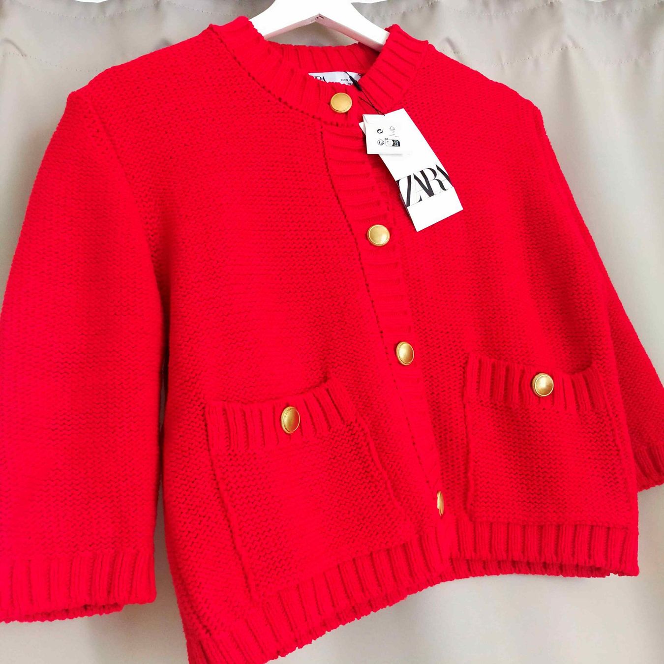 Zara Giacche: Cardigan aus Baumw. & Viskose, Gr. M, NEU – Nuovo e nell'imballaggio originale da Zürich venduto da cas_9jbv 1