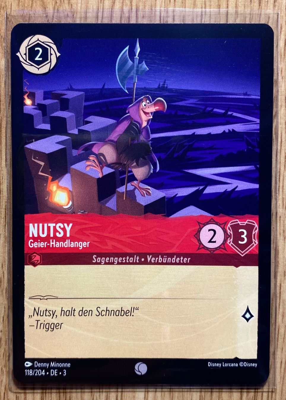 Disney Sammelbilder & Trading cards: Nutsy DE 118 Disney Lorcana 3 – Neu (gemäss Beschreibung) aus Rafz von SaintCruz