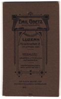 Fotografie Emil Goetze, Luzern, Hirschma