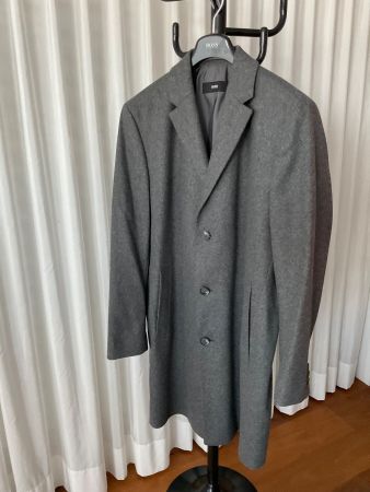 Herren-Wollmantel