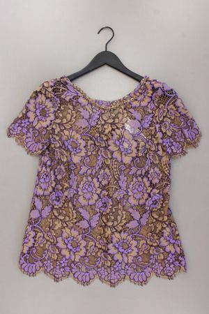 Twin Set Spitzenbluse Gr. IT 42 (S) lila