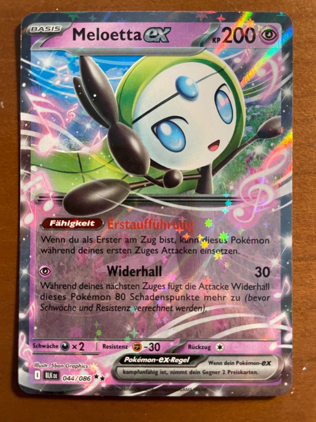 Pokémon Carte collezionabili: Pokemon Meloetta eX (Versand gratis) – Nuovo (secondo la descrizione) da Chur venduto da Angerson