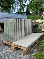 Gartenplatten PARADISO Champagne, beige, gefast, gestrahlt