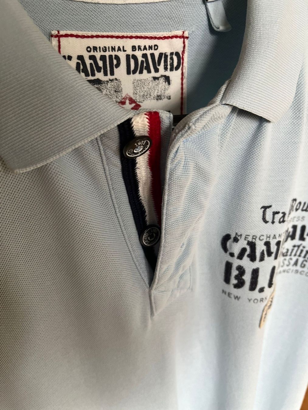 Camp David Polo-Shirts: Polo-Shirt Camp David hellblau Gr. L – Gebraucht aus Schmerikon von Speedy053 3