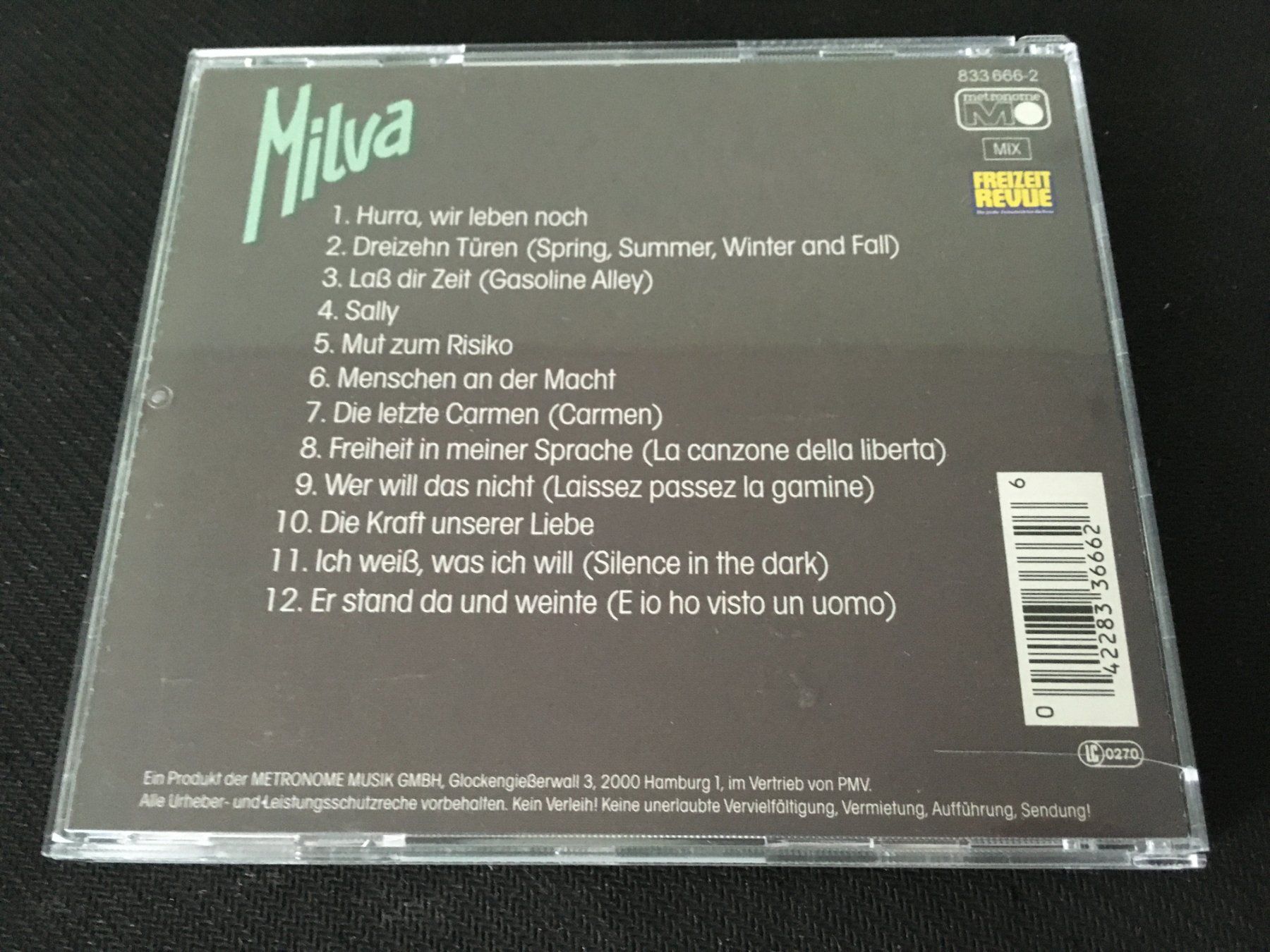 CD: Milva - Hurra, wir Leben noch -CD- – Usato da St.Gallen venduto da MedienJoe 2