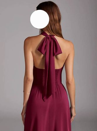Wunderschönes Abendkleid, Gr. 34, Burgunderrot
