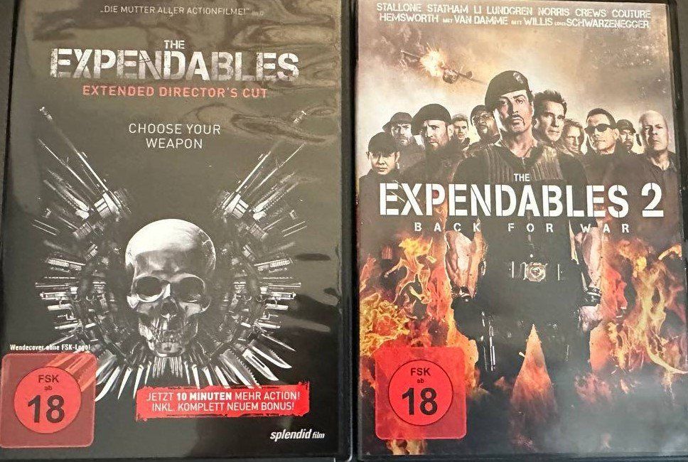 Tutti i DVDs: 4 DVDs The Expendables 1-4 Action Filme – Usato da Beringen venduto da Mantafisch1