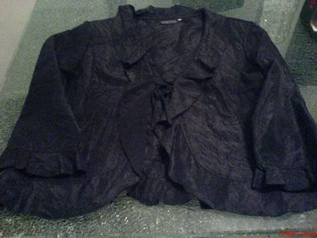 schöne, schwarze BARISAL Chiffron Bluse