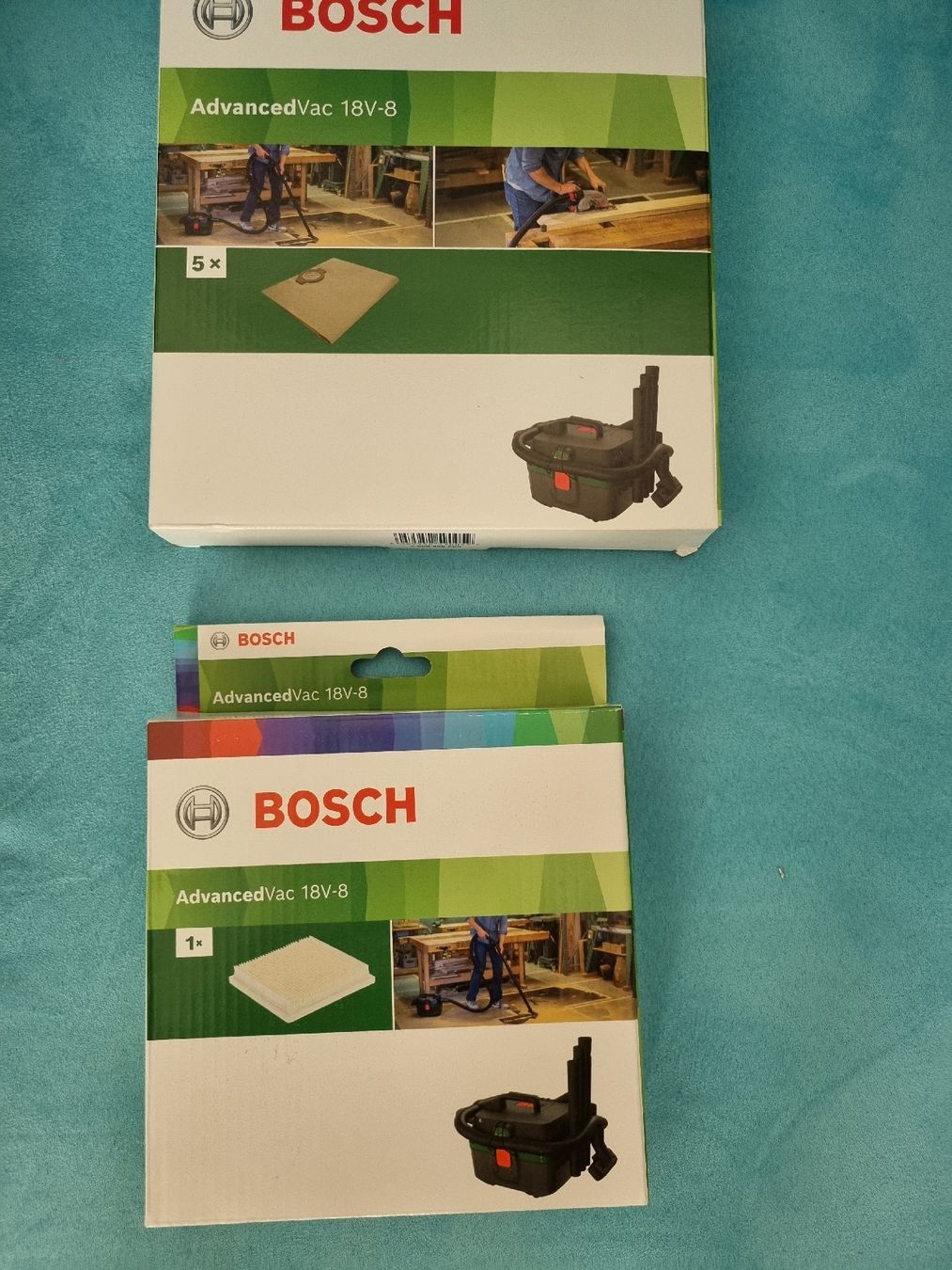 Altro per la casa: Bosch AdvancedVac 18V-8  Set Filter 1x und Beutel 5x – Nuovo e nell'imballaggio originale da Olten venduto da dor_7gxl