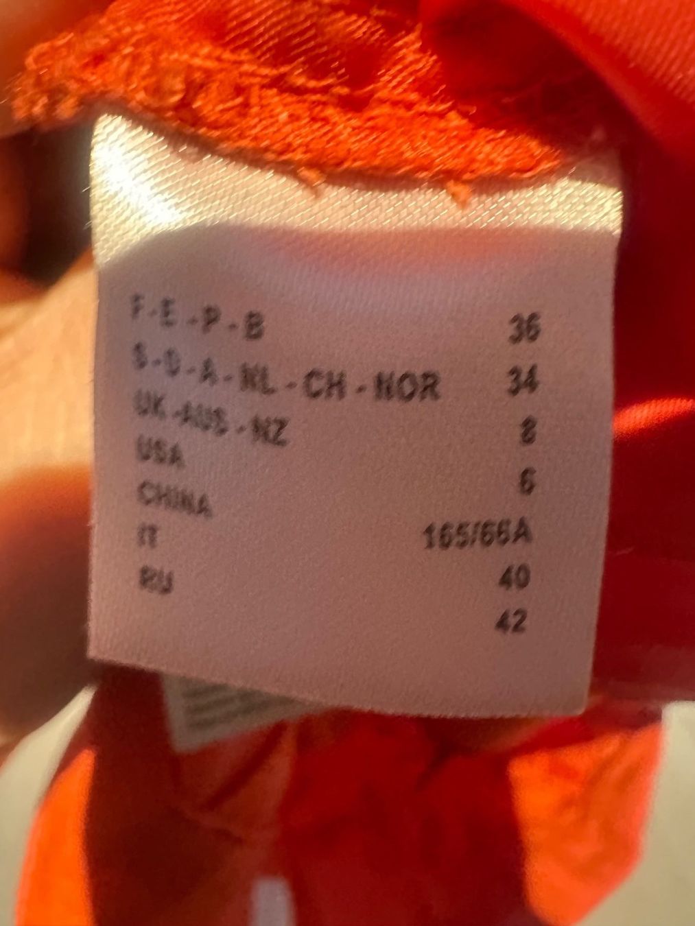 La Redoute Pantaloni: Trendige Stoffhose von La Redoute, Orange – Usato da Bremgarten AG venduto da jiom 6