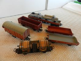 Märklin Güter- & Fasswagen 6 St