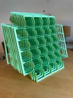 36er Facheinteilung (6×6) für FRIES Spülkorb 50×50cm (8 Stk)