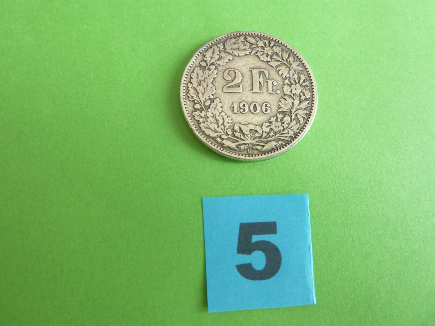 Tutti le monete: 2 Franken Münze1906, Silber – Usato da Reinach BL venduto da eiche419
