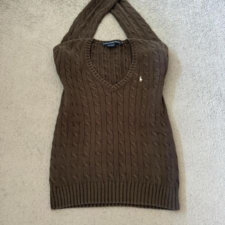 Ralph Lauren Pullover Sweater Grösse M Herbst/Braunes