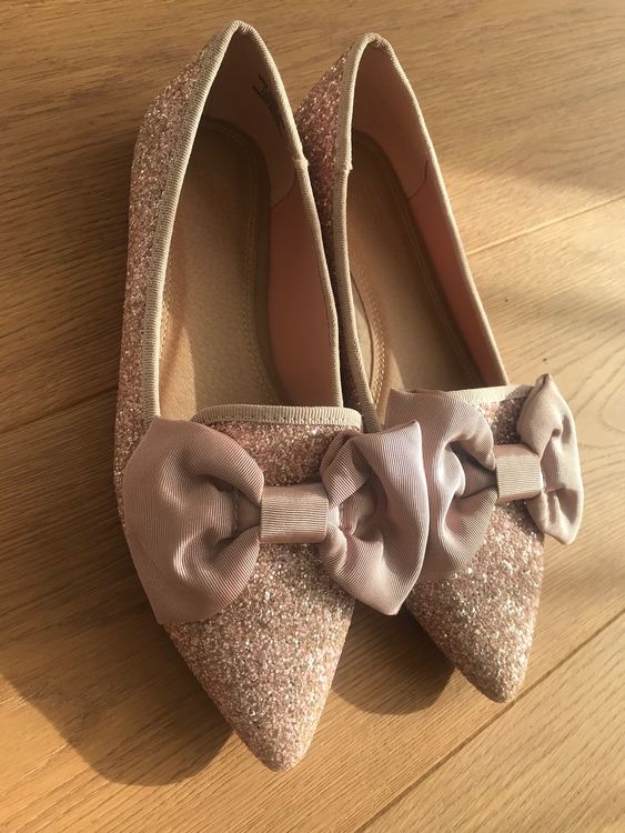 weiße sling ballerinas