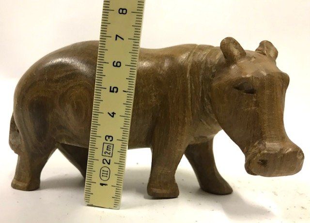 Statuette: Nilpferd aus Holz geschnitzt – Usato da Zürich venduto da gigimai67 2