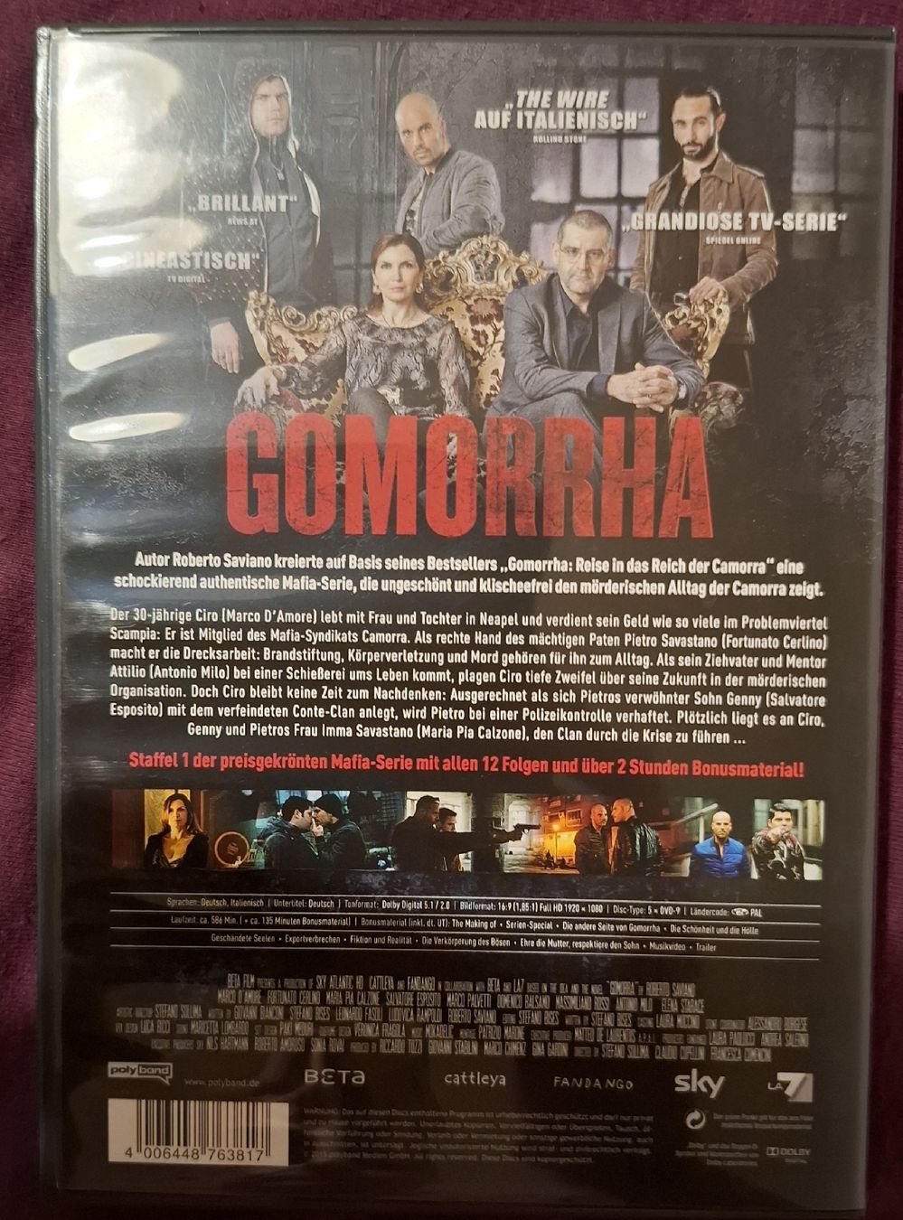 Alle DVDs: Gomorrha Staffel 1 deu.+ita – Gebraucht aus Basel von mgn_ft72 1