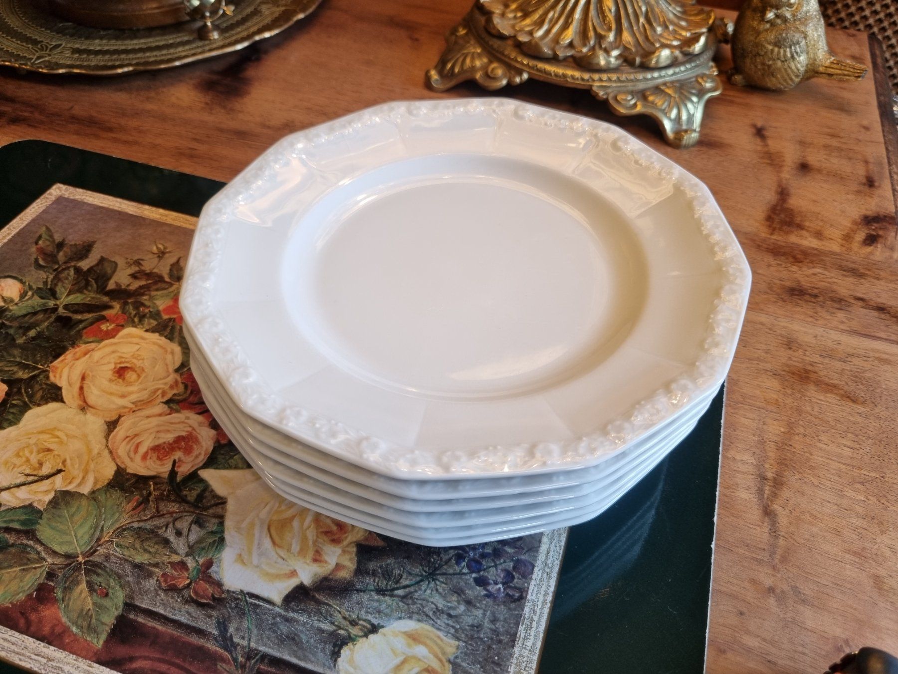 Rosenthal Teller: Rosenthal Maria Weiss 6 Dessertteller – Gebraucht aus Scharnachtal von devin03