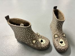 Gummistiefeletten Kind /Bär braun /gefüttert / Grösse 32/33